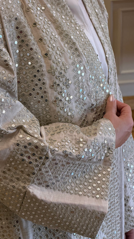 The Beige Crystal Kaftan | Women Fashion & Clothing | Nous Sommes