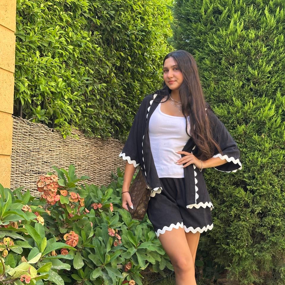 Swirl Black Set