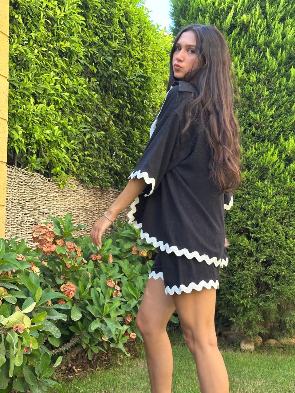 Swirl Black Set