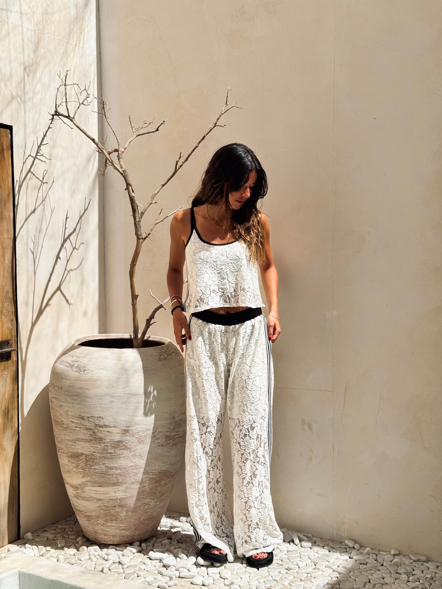 White Lace Tracksuit