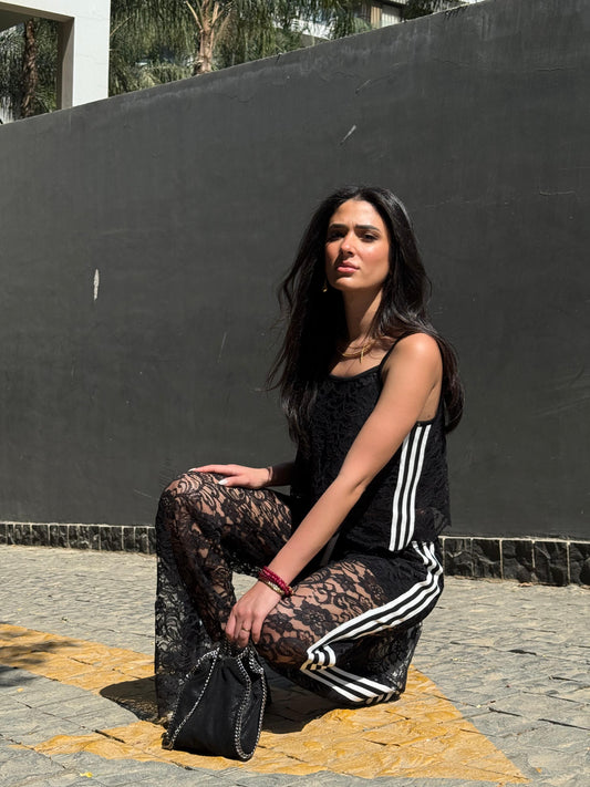 Black Lace Tracksuit