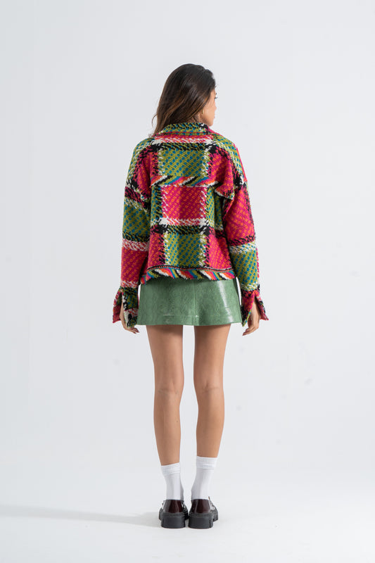 Plaid Pink Jacket