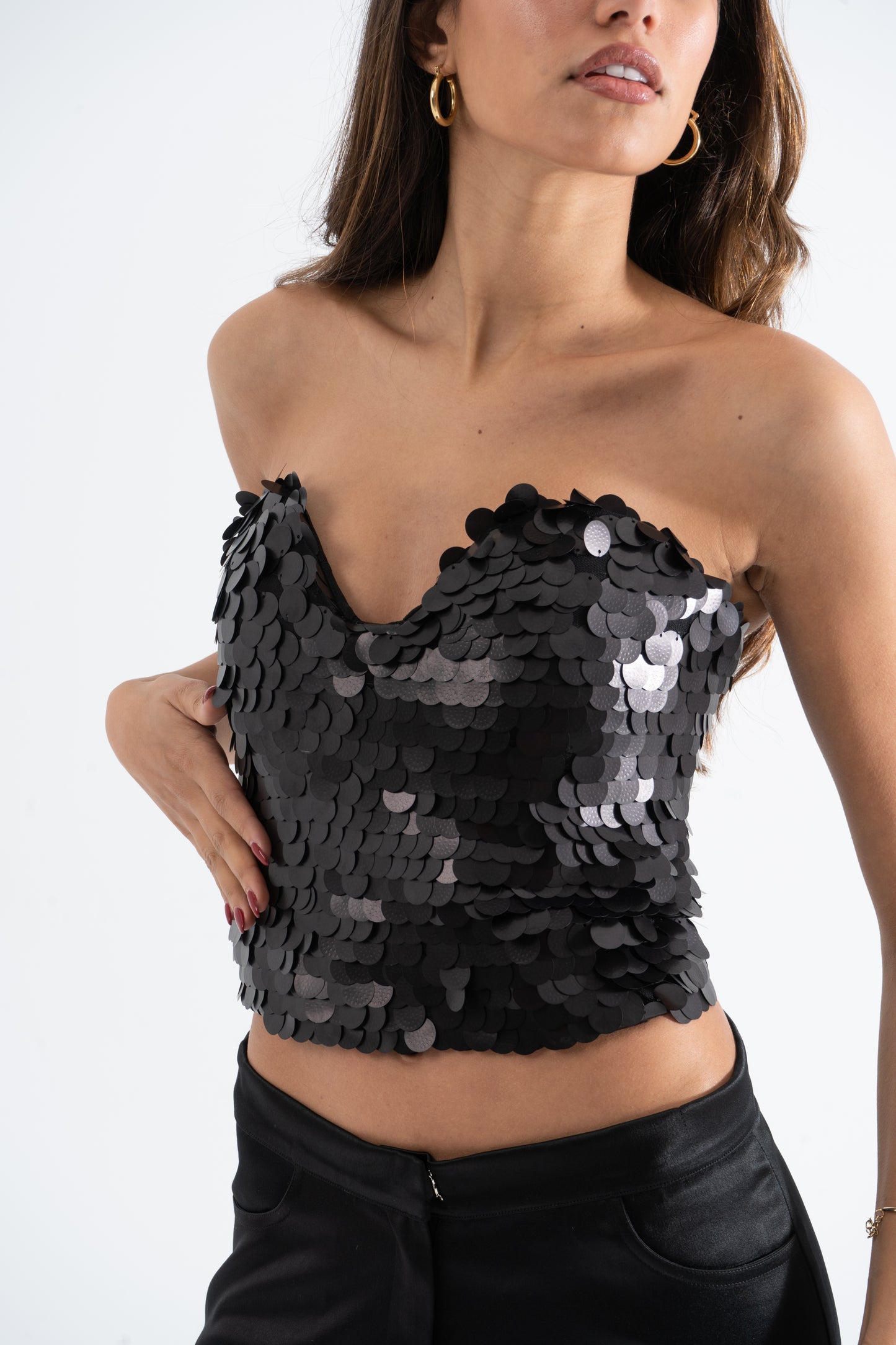 Sequin Bustier