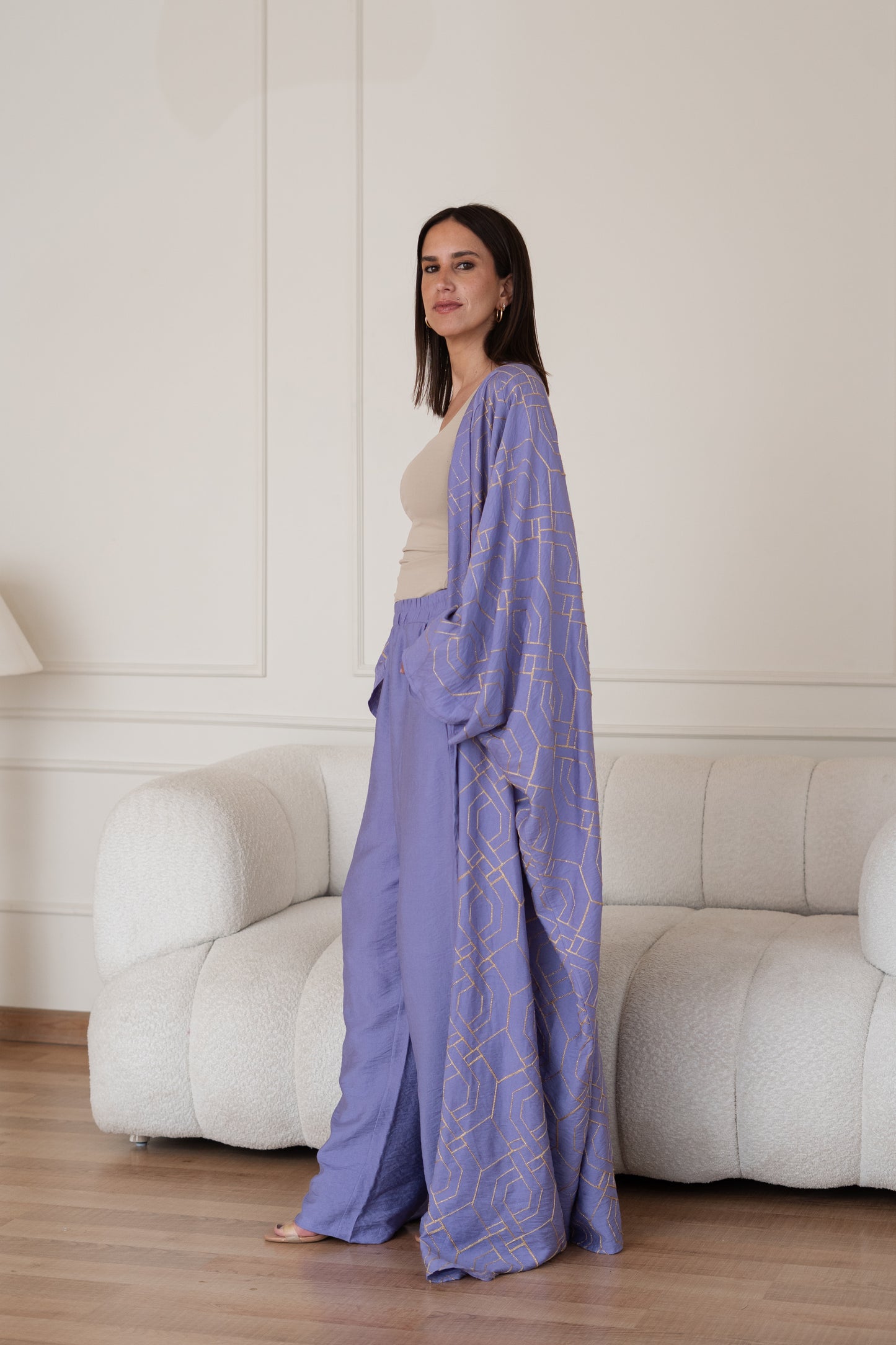 Lila Kaftan Set
