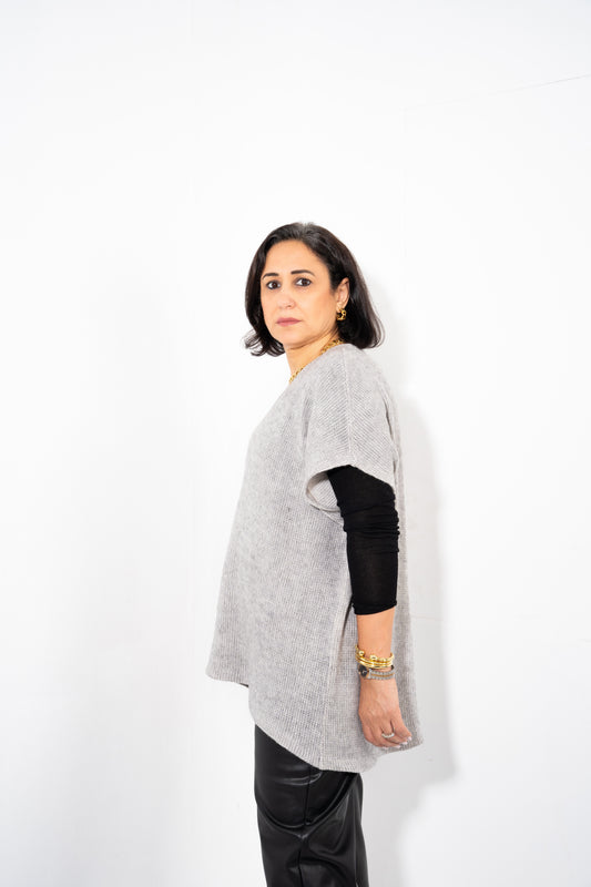Knit V Neck