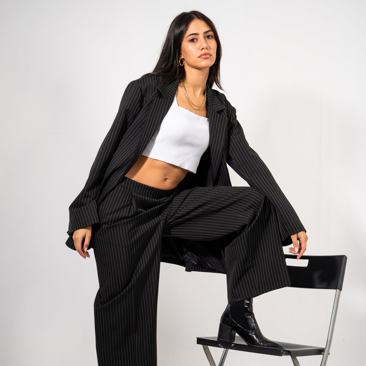 Nous Striped Suit