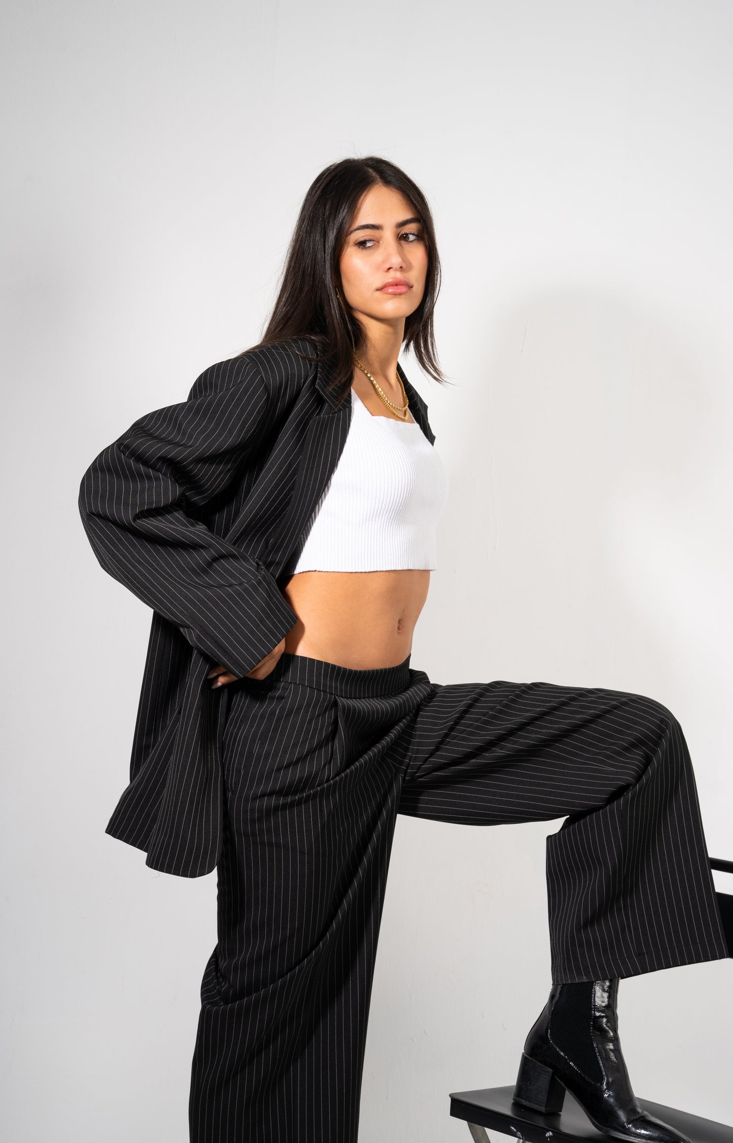 Nous Striped Suit