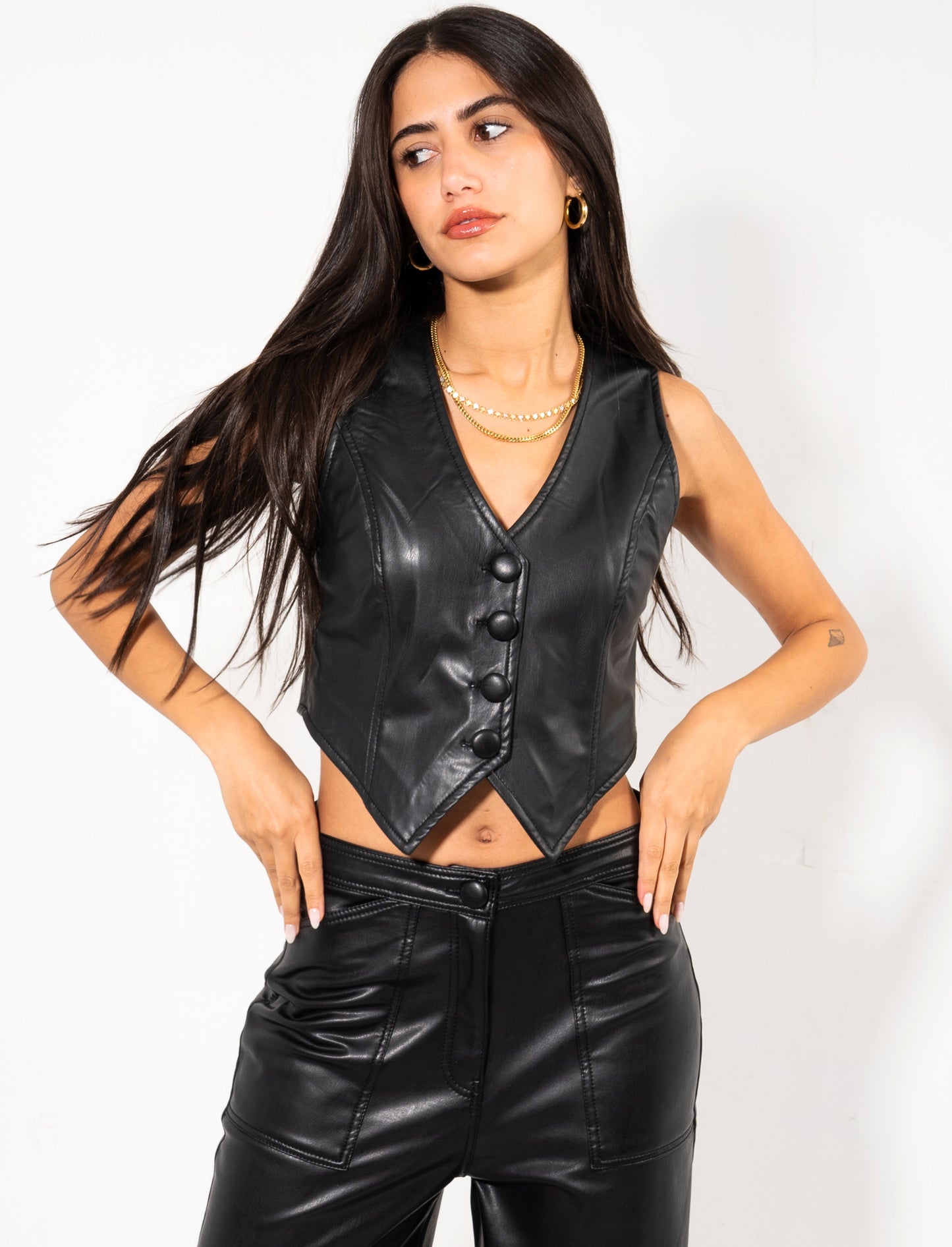 Leather Vest