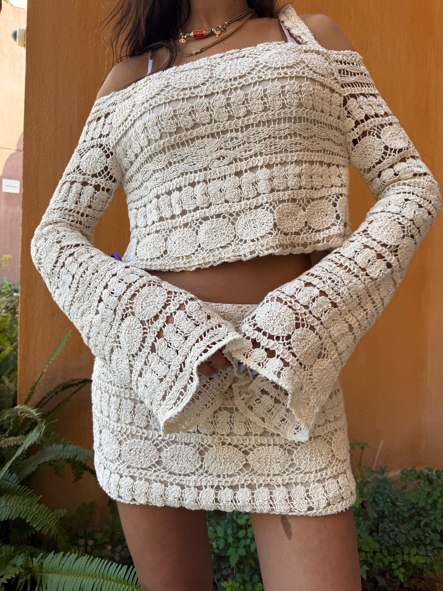 Crochet Skirt Set