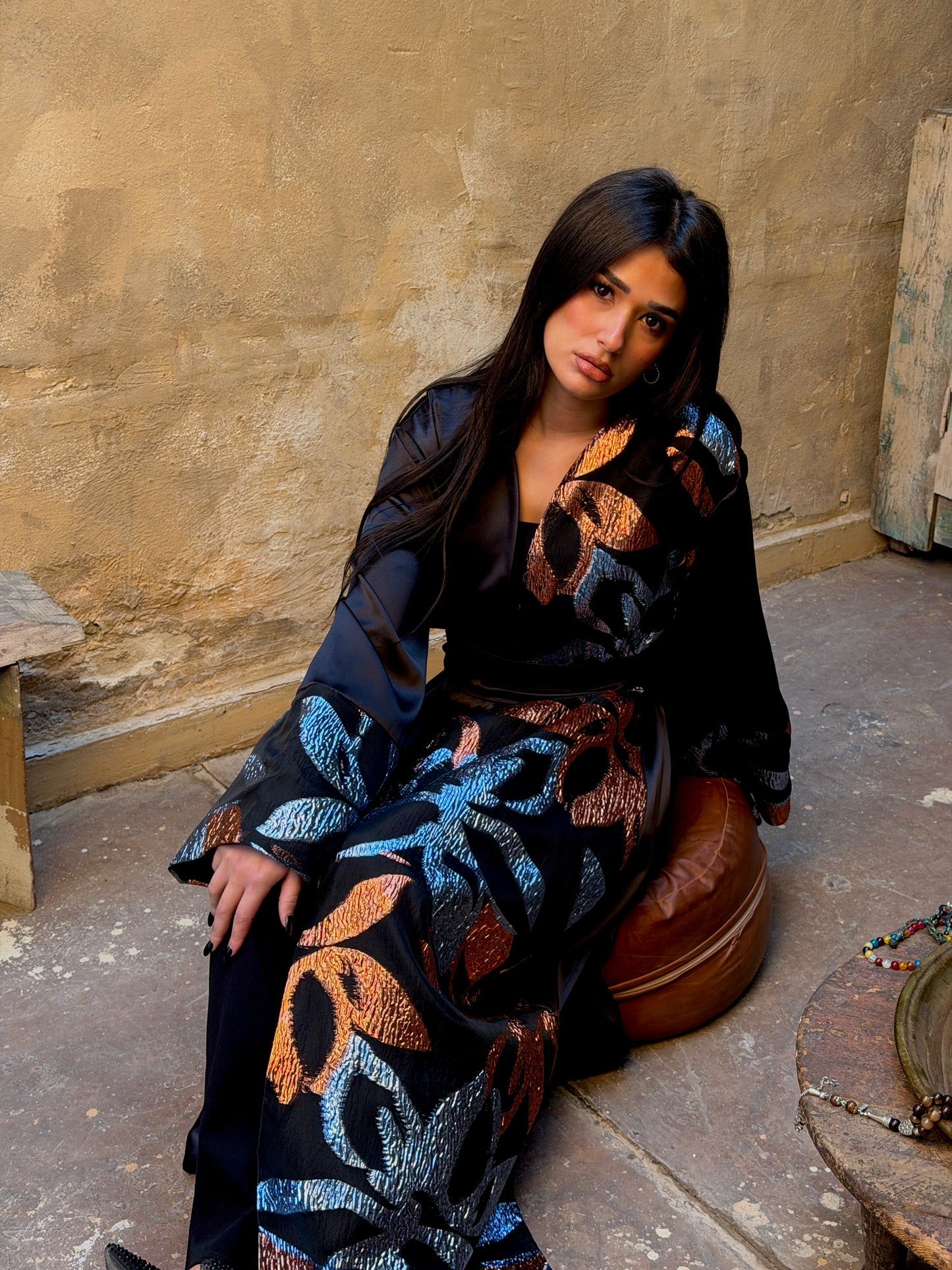 The Metallic Whisper Kaftan