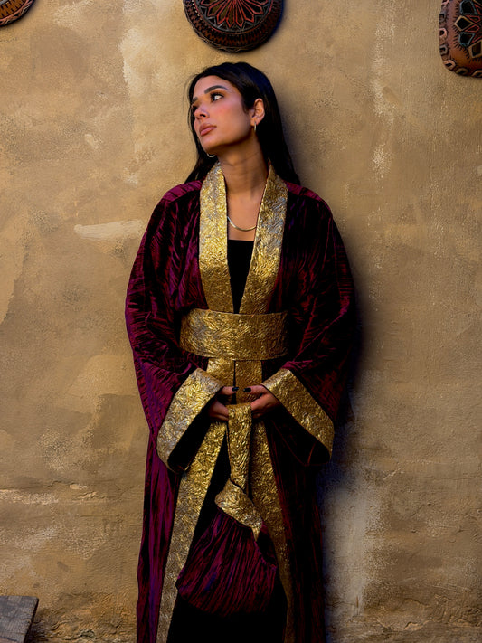 The Royal Plum Kaftan