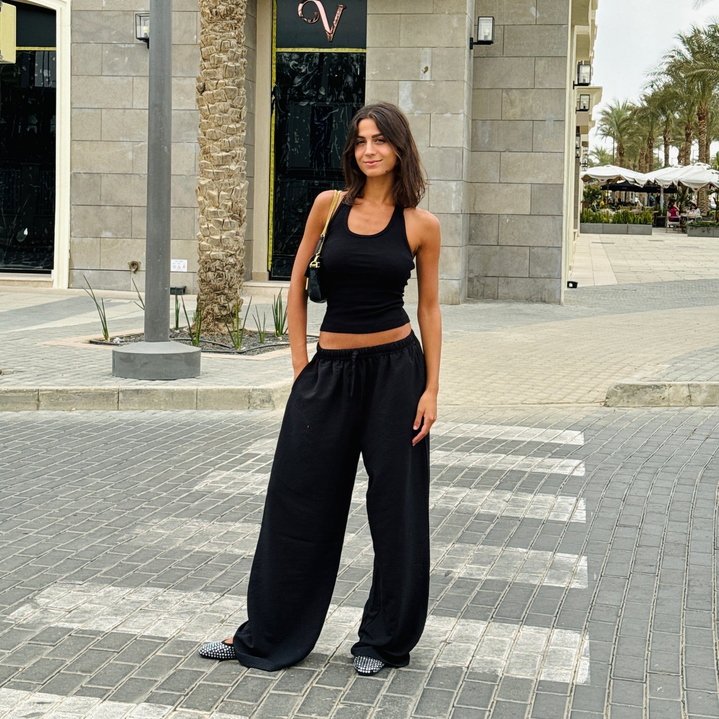 Black Linen Pants