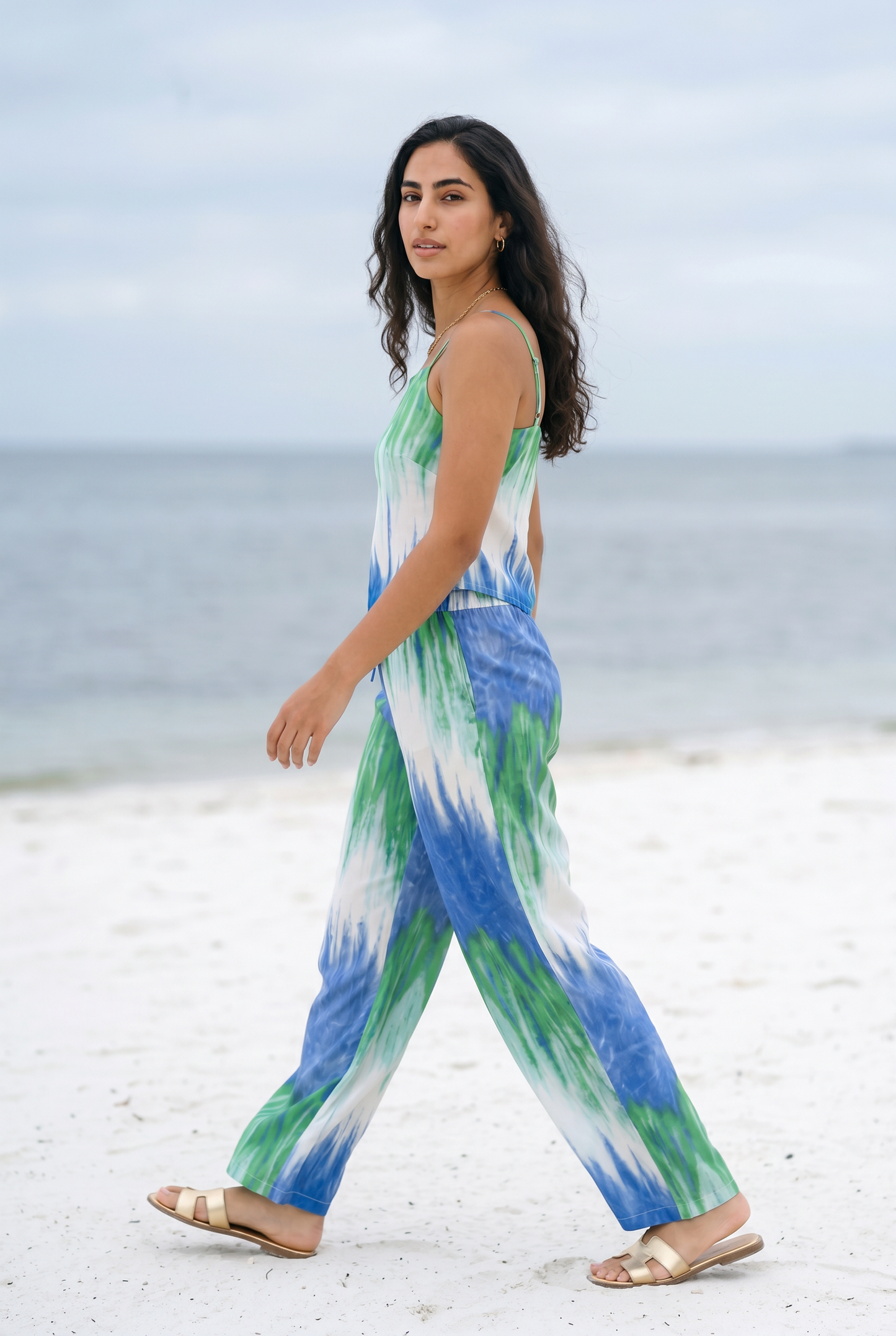 Tie Dye Set - Blue/Green