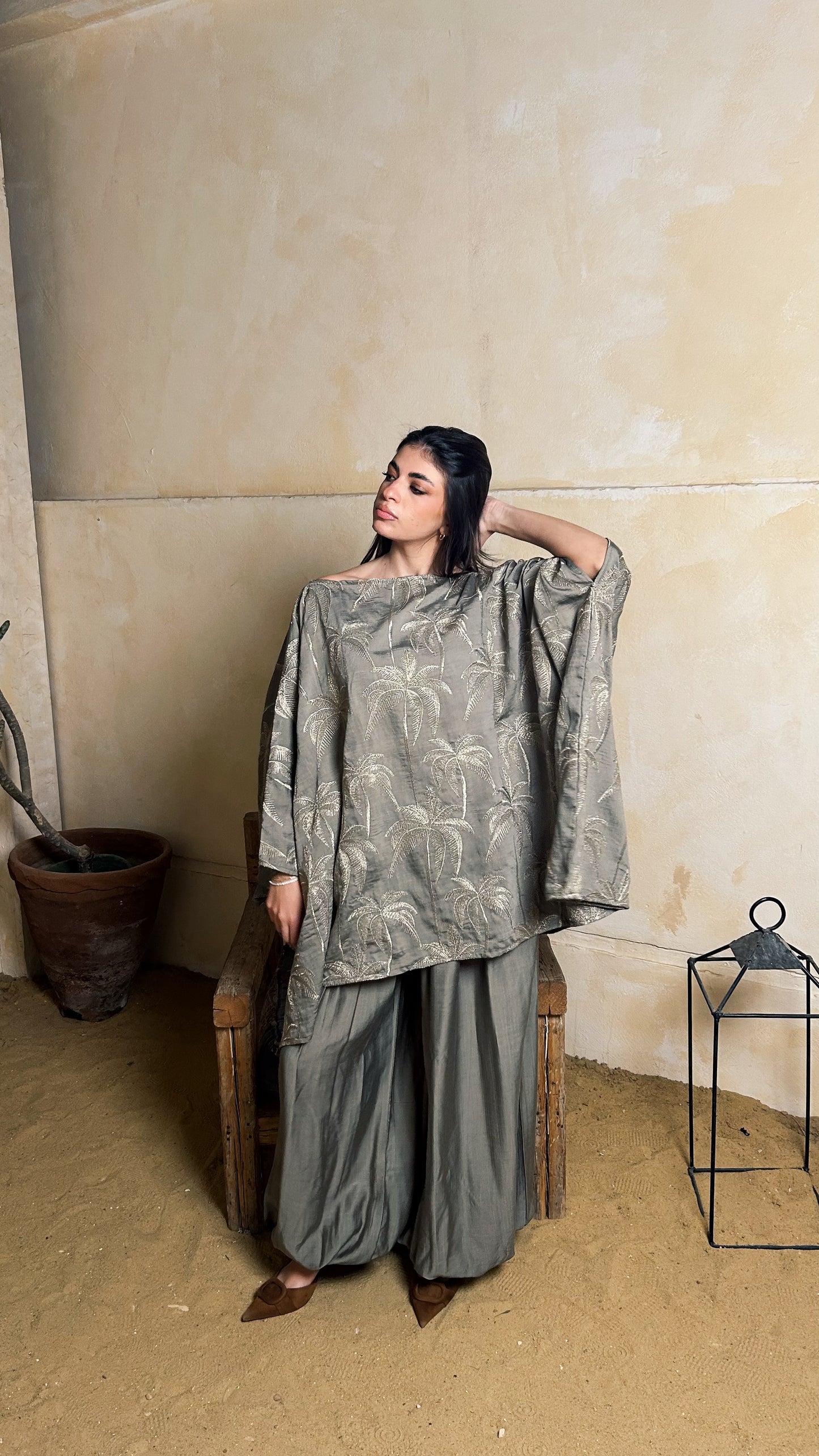 Brown Oasis Nights Set