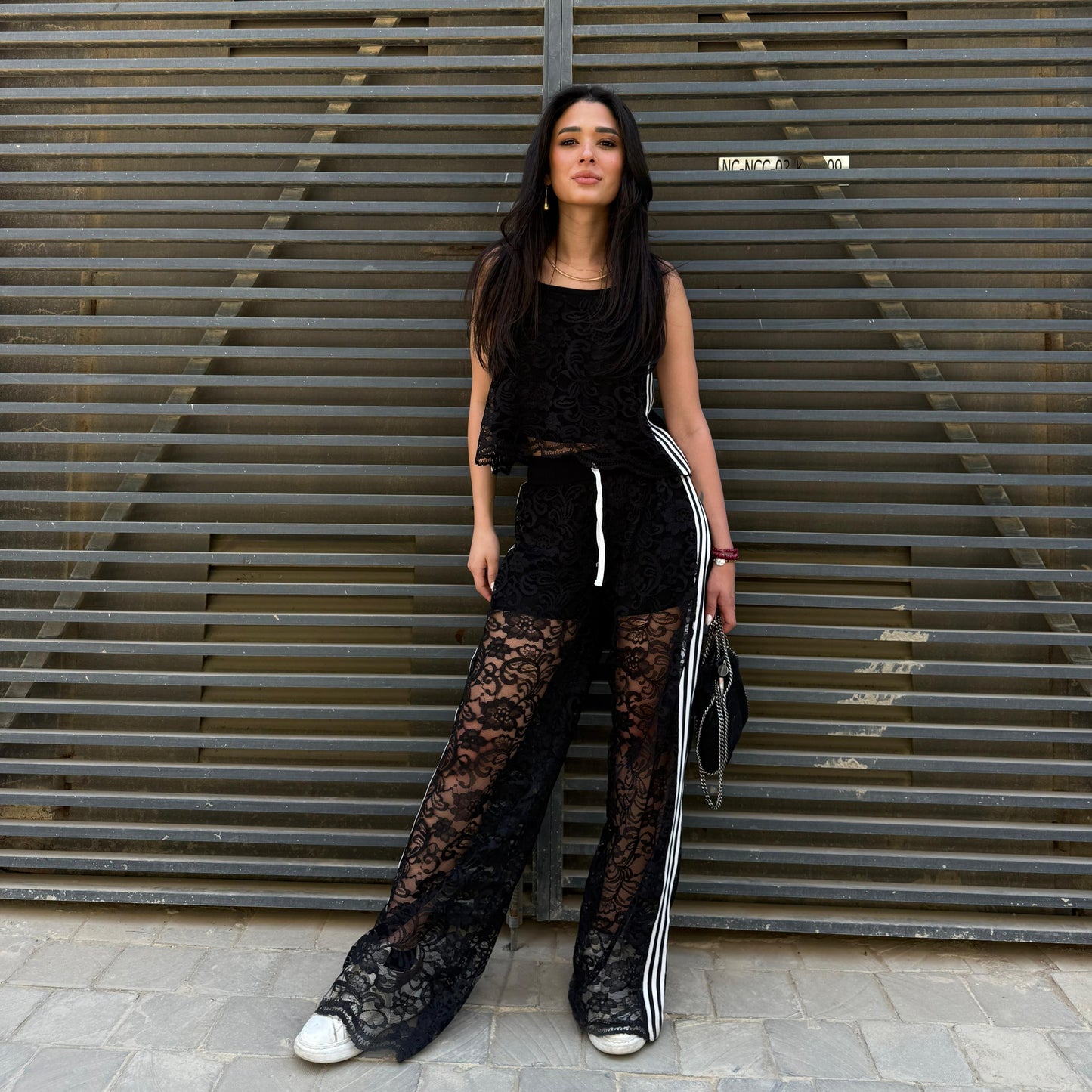 Black Lace Tracksuit