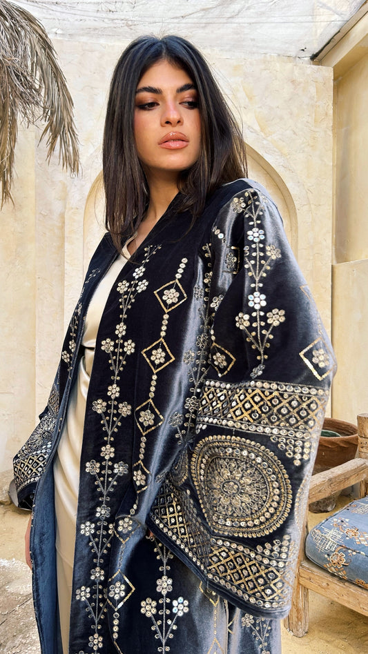 The Royal Slate Kaftan