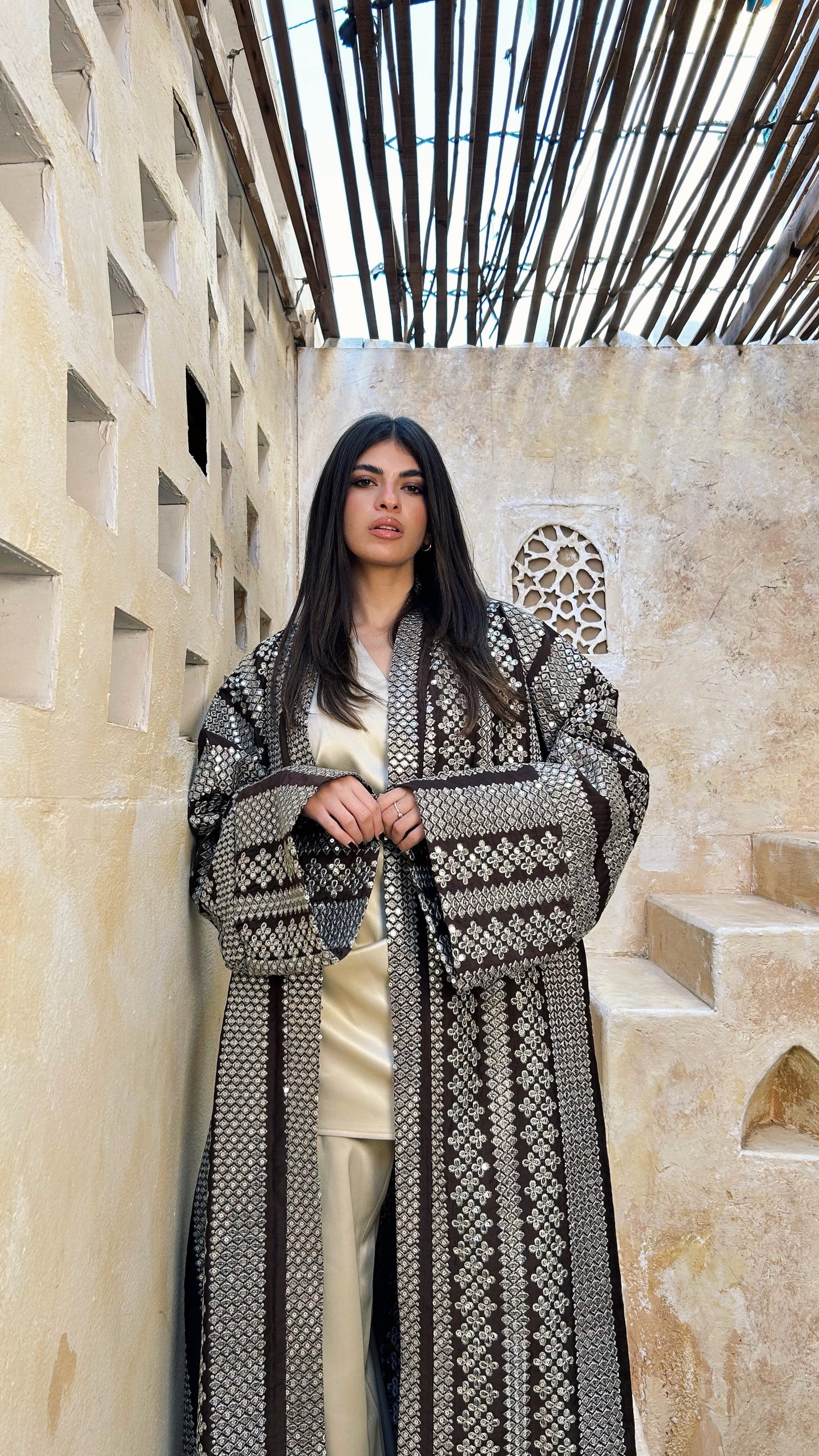 The Brown Crystal Kaftan