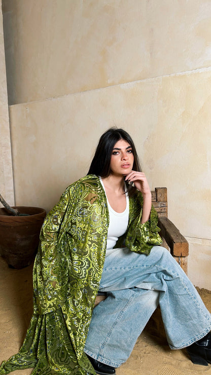 Shadow Leaf Cardigan