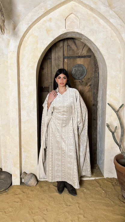 Sandstone Elegance Kaftan