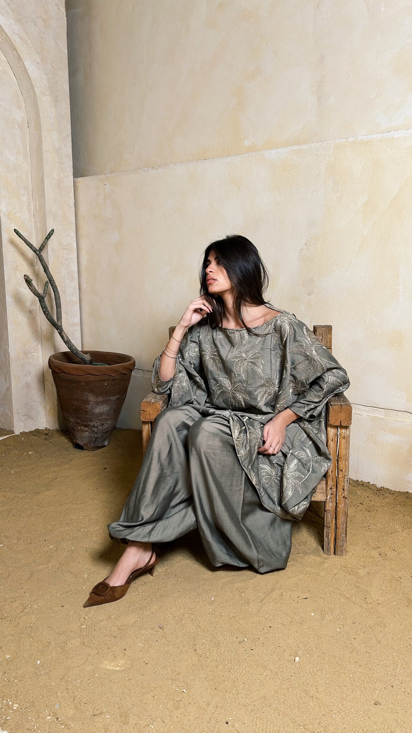 Brown Oasis Nights Set