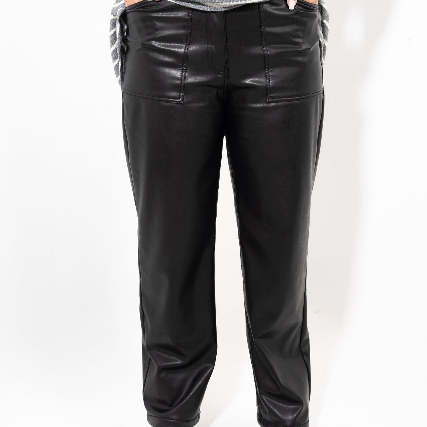 Black Leather Pants