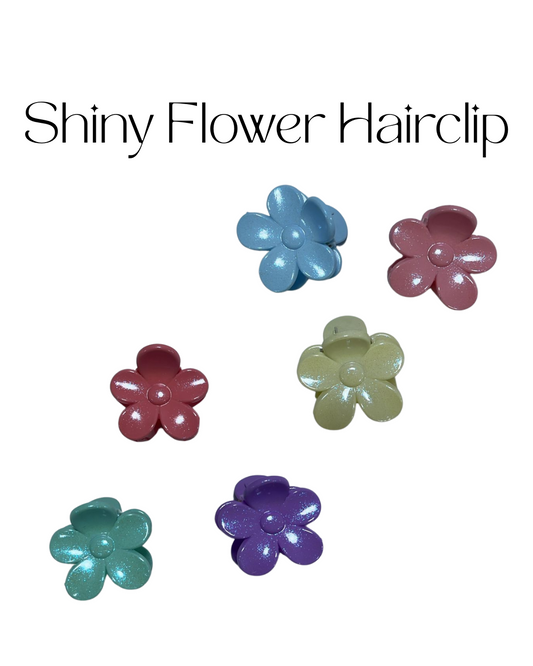 Shiny Flower Hairclips