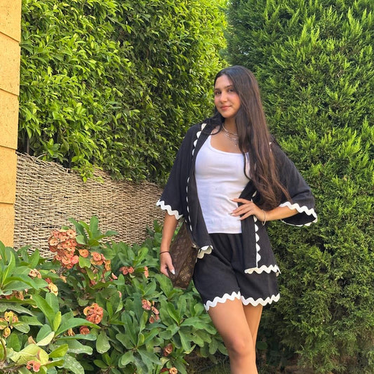 Swirl Black Set