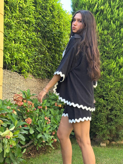 Swirl Black Set