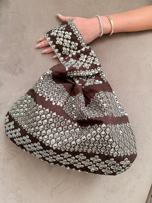 The Brown Crystal Pouch