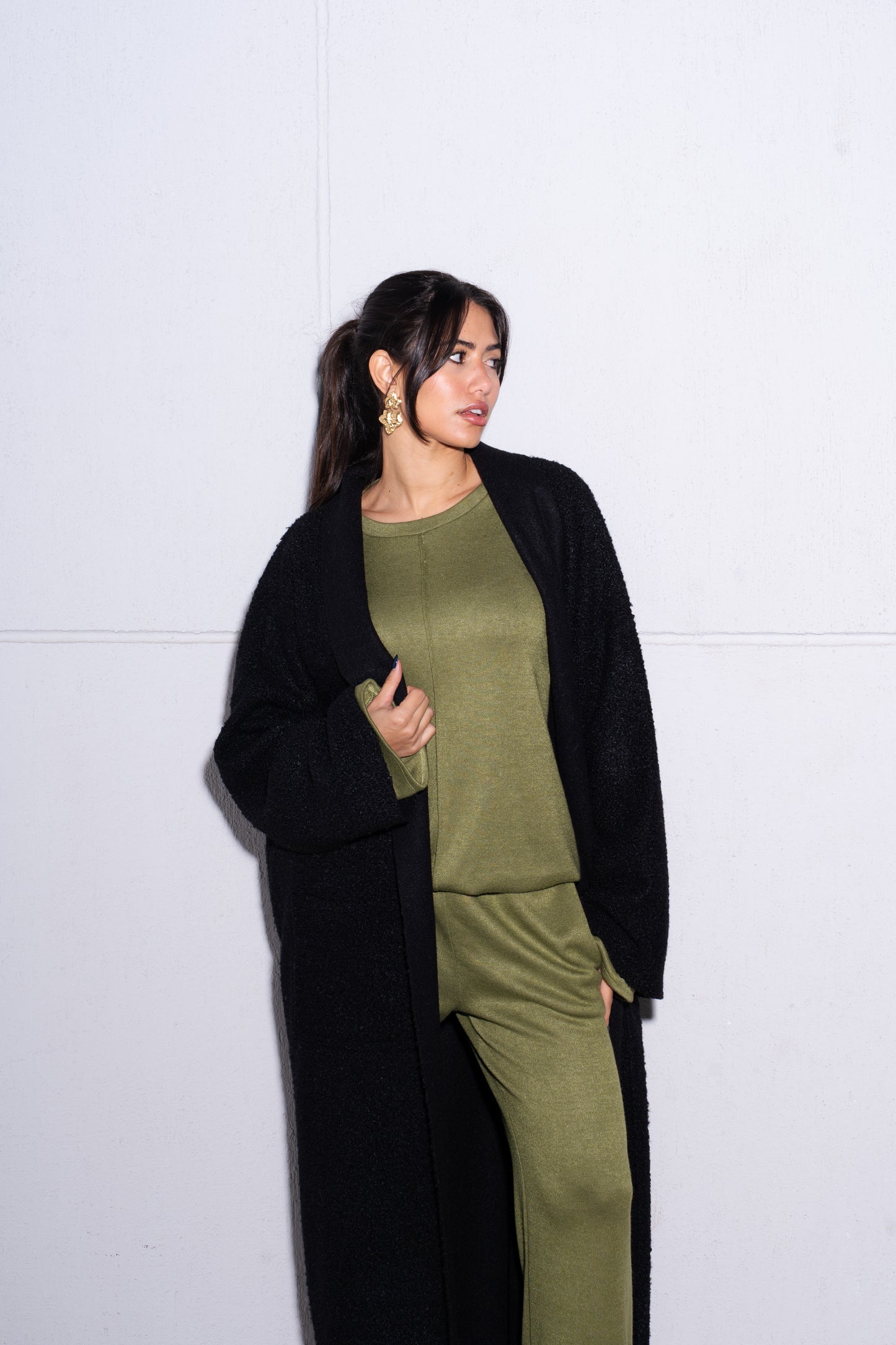 The Black Weekender Cardigan