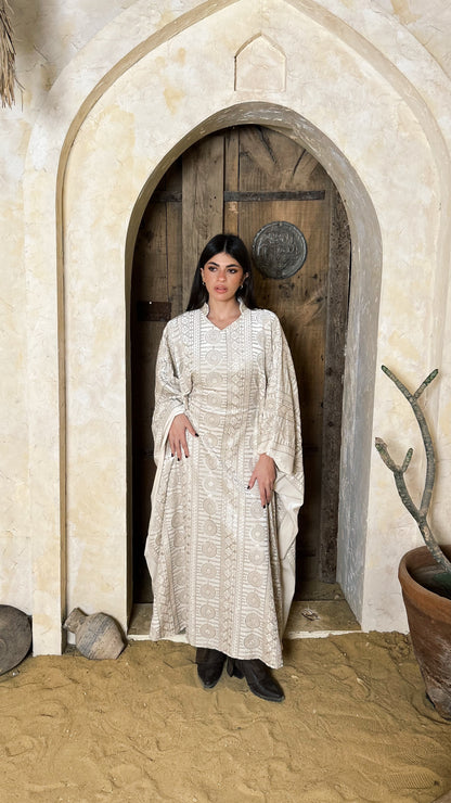 Sandstone Elegance Kaftan