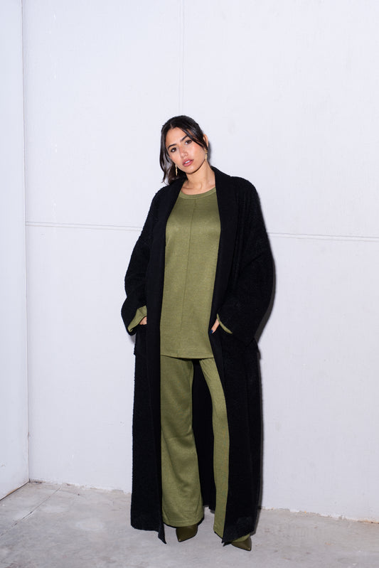 The Black Weekender Cardigan