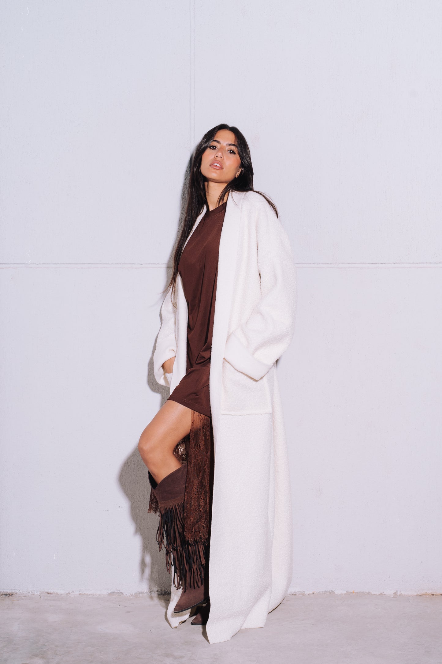 The Beige Weekender Cardigan