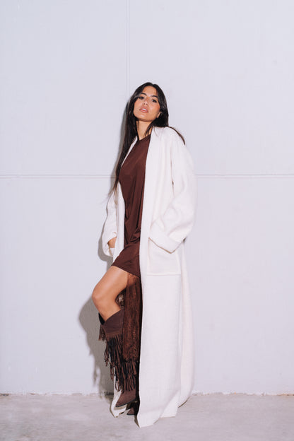 The Beige Weekender Cardigan