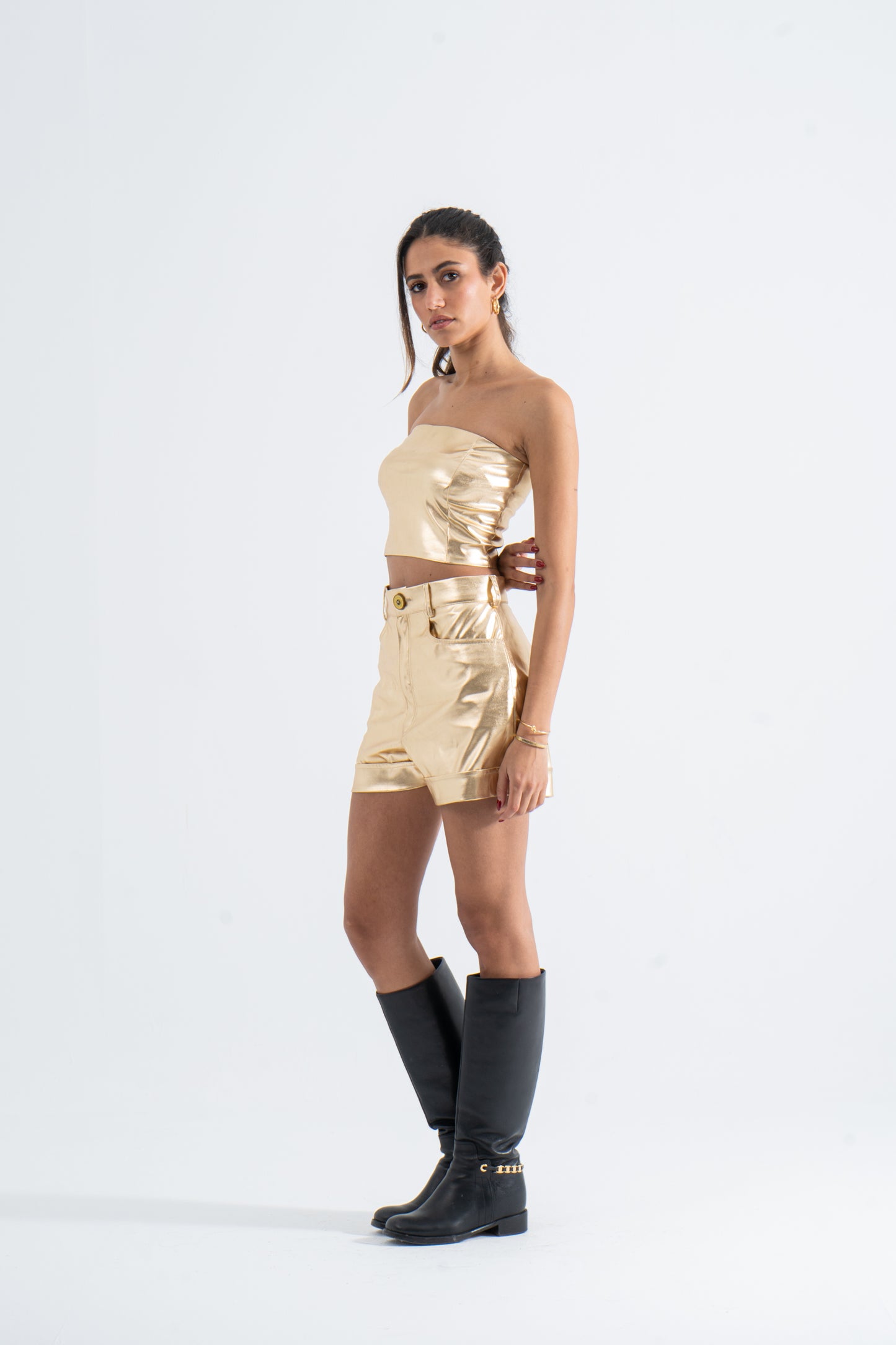 Gold Leather Set