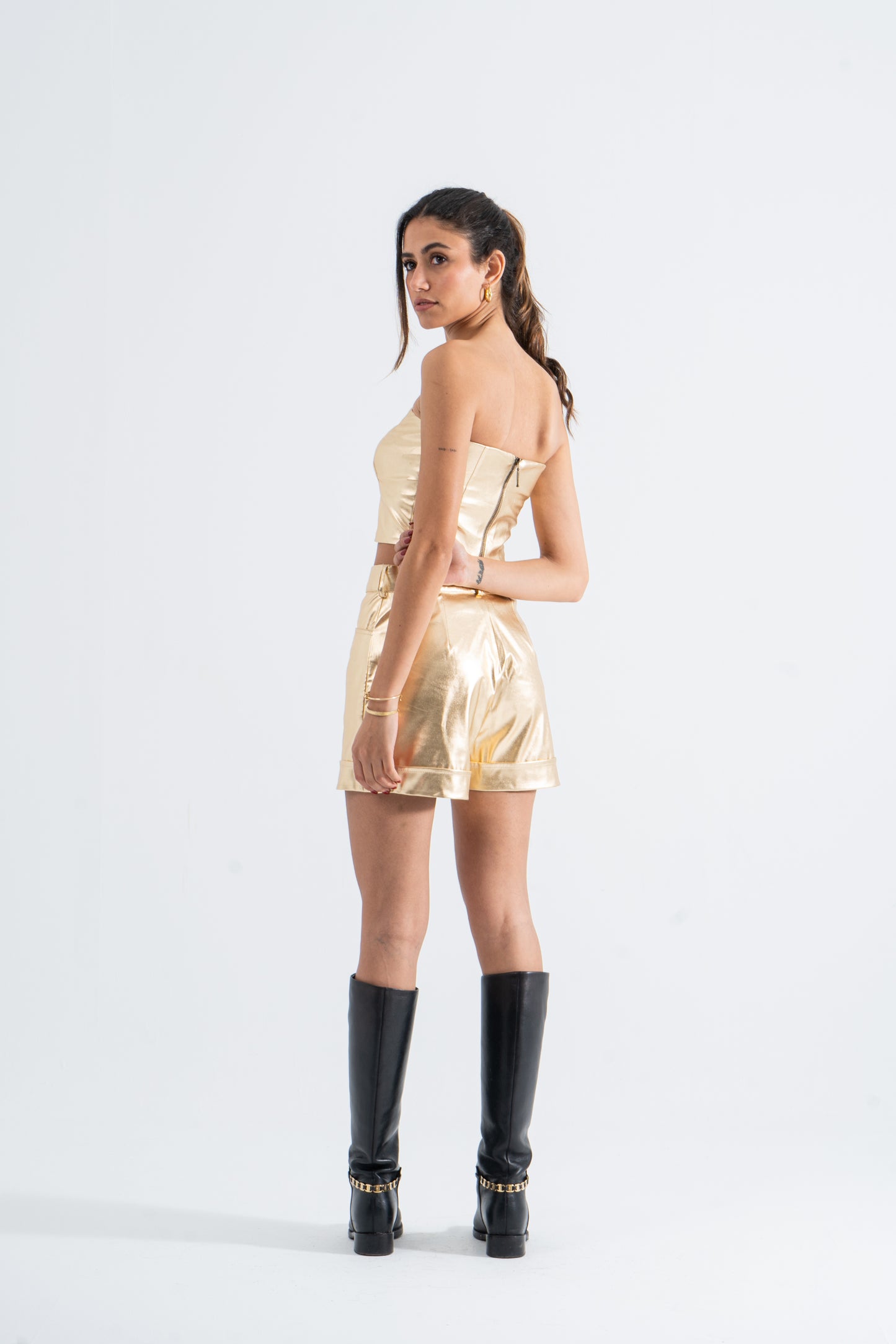 Gold Leather Set