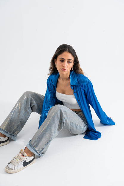 Disco Blue Shirt