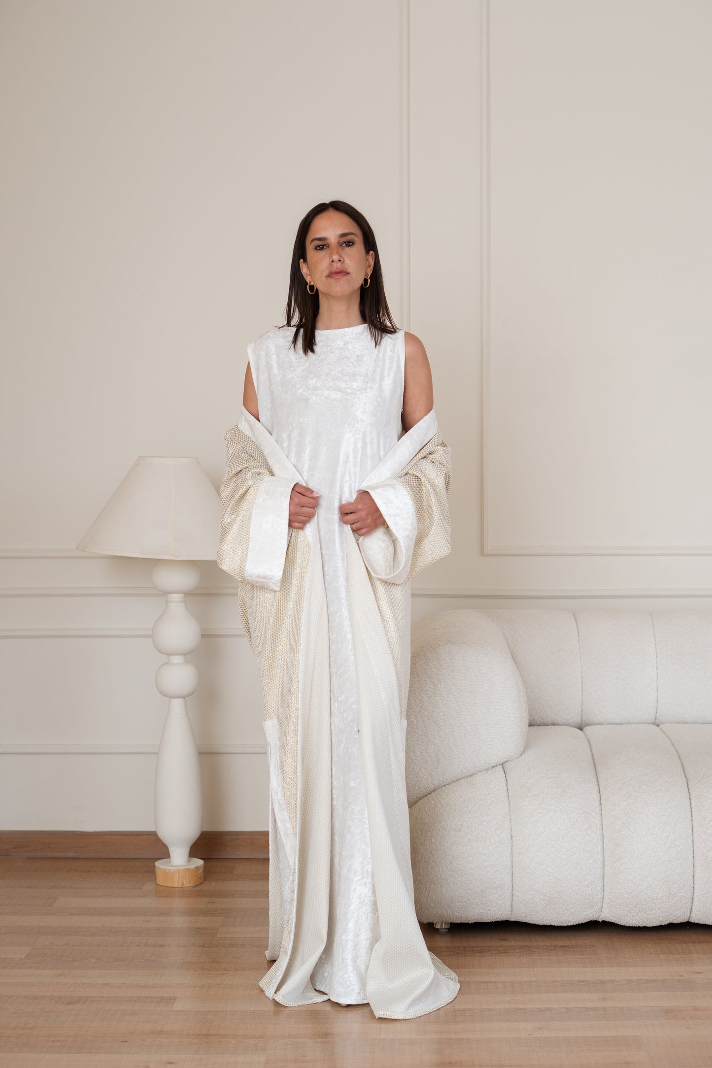 Velvet Ivory Dress