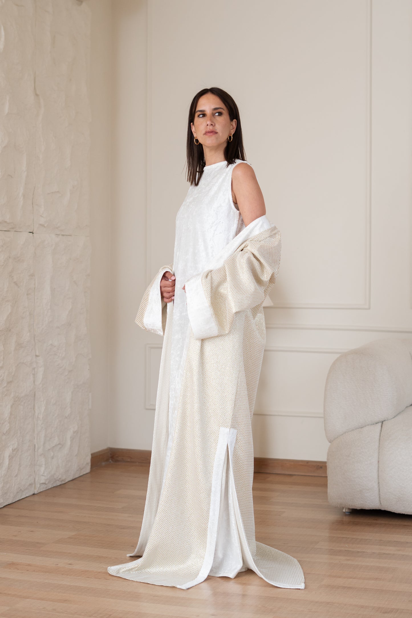 Velvet Ivory Dress