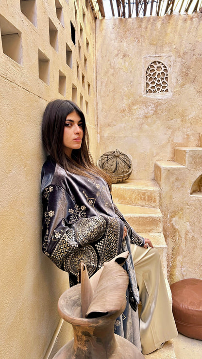 The Royal Slate Kaftan