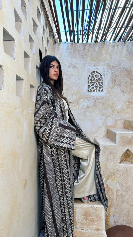 The Brown Crystal Kaftan