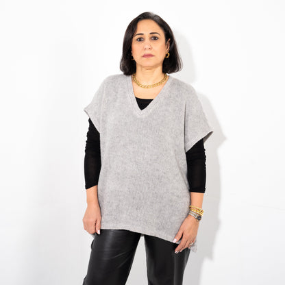 Knit V Neck