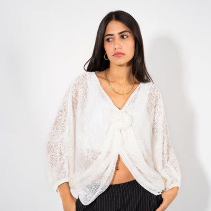 Flower Lace Top