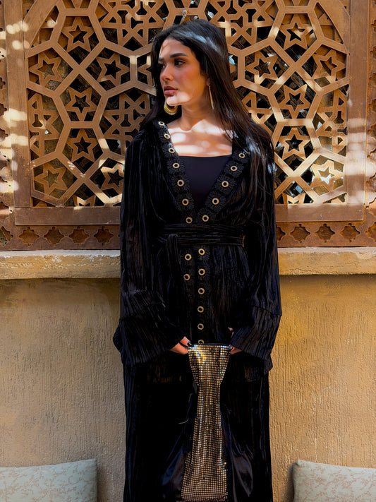 The Black Studded Set