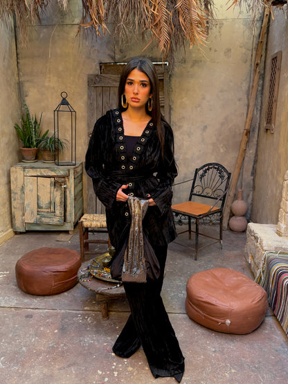 The Black Studded Set