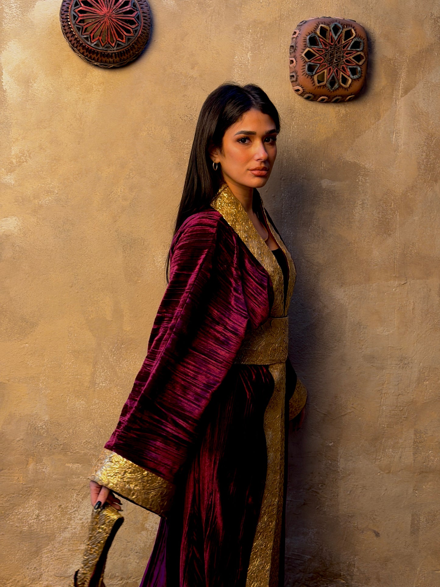 The Royal Plum Kaftan