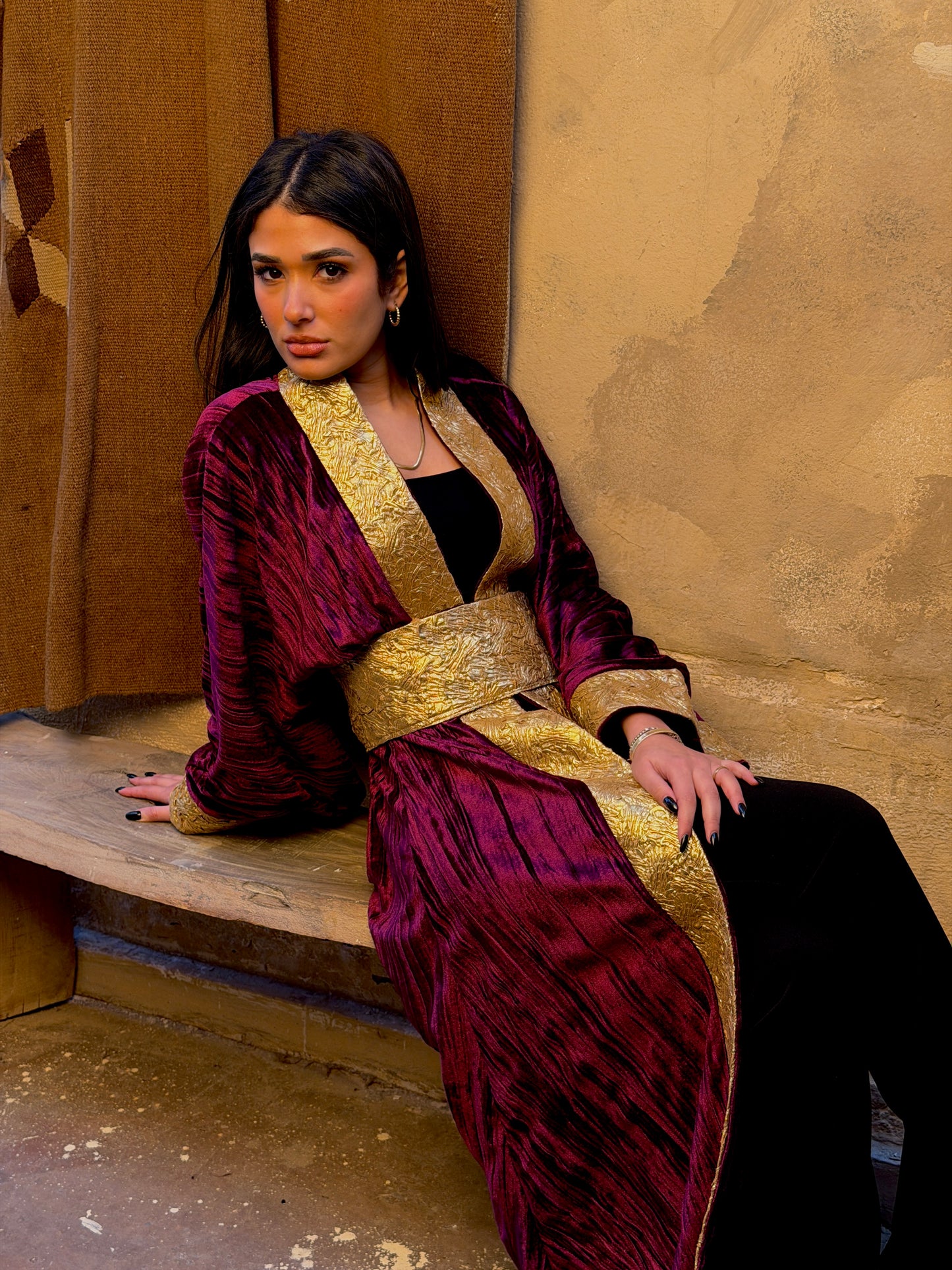 The Royal Plum Kaftan