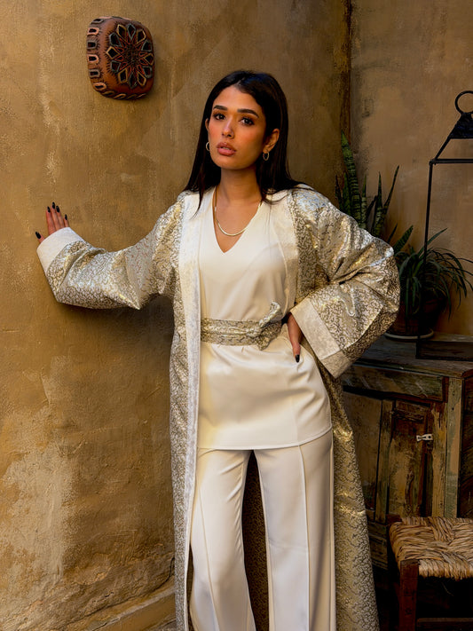 The Vintage Gold Kaftan